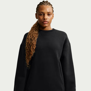 UNISEX NIKE X NOCTA RUGGED OVERSIZED CREWNECK BACK ZIP TWILIGHT BLACK/REFBLK IO9014-010