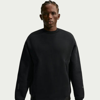 UNISEX NIKE X NOCTA RUGGED OVERSIZED CREWNECK BACK ZIP TWILIGHT BLACK/REFBLK IO9014-010