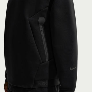 UNISEX NIKE X NOCTA RUGGED OVERSIZED CREWNECK BACK ZIP TWILIGHT BLACK/REFBLK IO9014-010
