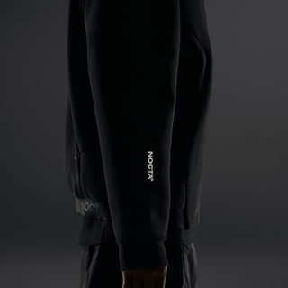 UNISEX NIKE X NOCTA RUGGED OVERSIZED CREWNECK BACK ZIP TWILIGHT BLACK/REFBLK IO9014-010