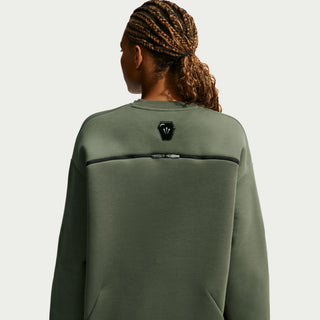 UNISEX NIKE X NOCTA RUGGED OVERSIZED CREWNECK BACK ZIP TWILIGHT MARSH/REFBLK IO9014-385