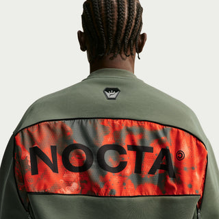 UNISEX NIKE X NOCTA RUGGED OVERSIZED CREWNECK BACK ZIP TWILIGHT MARSH/REFBLK IO9014-385