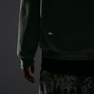 UNISEX NIKE X NOCTA RUGGED OVERSIZED CREWNECK BACK ZIP TWILIGHT MARSH/REFBLK IO9014-385