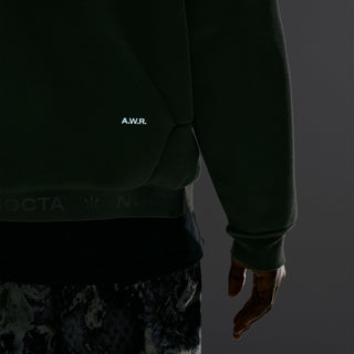 UNISEX NIKE X NOCTA RUGGED OVERSIZED CREWNECK BACK ZIP TWILIGHT MARSH/REFBLK IO9014-385