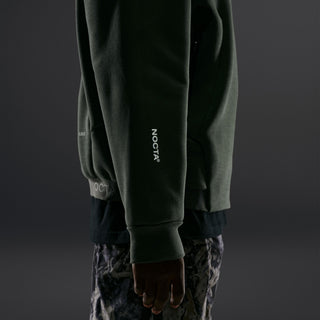 UNISEX NIKE X NOCTA RUGGED OVERSIZED CREWNECK BACK ZIP TWILIGHT MARSH/REFBLK IO9014-385