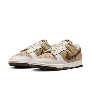 MEN'S NIKE DUNK LOW SE LNY PEGASUS PACK "LINEN PHANTOM" IQ1118-220