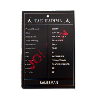 (GS) AIR JORDAN 6 RETRO "REVERSE INFRARED" IQ1275-001