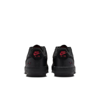 KID'S NIKE AIR FORCE 1 LV8 BLACK/BLACK-UNIVERSITY RED