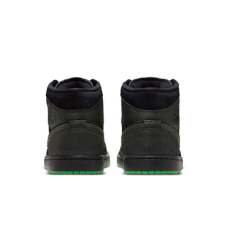 MEN'S AIR JORDAN 1 MID SE "HALLOWEEN BLACK/SCREAM GREEN" IQ5492-001