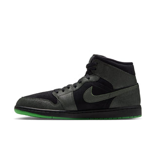 MEN'S AIR JORDAN 1 MID SE "HALLOWEEN BLACK/SCREAM GREEN" IQ5492-001