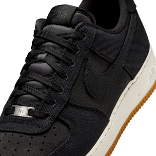NIKE AIR FORCE 1 '07 LV8 DENIM "BLACK/SMOKE GREY" IR0951-002