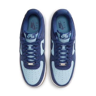 NIKE AIR FORCE 1 '07 LV8 "DENIM" NAVY/WORN BLUE IR0951-400