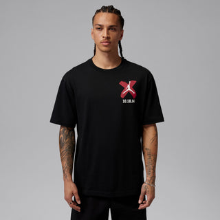 MEN'S AIR JORDAN BROOKLYN BANNED 1 GRAPHIC TEE BLACK IR2121-010