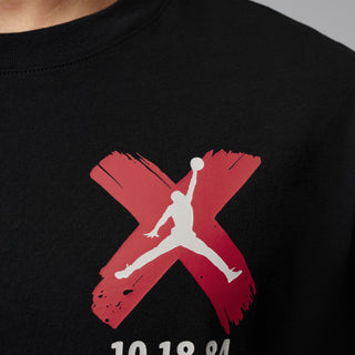 MEN'S AIR JORDAN BROOKLYN BANNED 1 GRAPHIC TEE BLACK IR2121-010