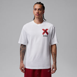 MEN'S AIR JORDAN BROOKLYN BANNED 1 GRAPHIC TEE WHITE IR2121-100
