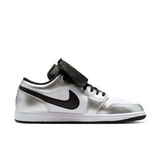MEN'S AIR JORDAN 1 LOW SE TIEMPO METALLIC SILVER IR2278-100