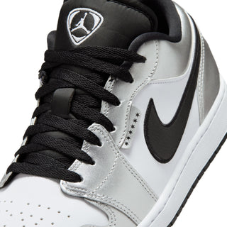 MEN'S AIR JORDAN 1 LOW SE TIEMPO METALLIC SILVER IR2278-100