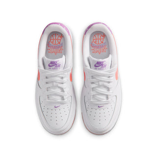 (GS) NIKE AIR FORCE 1 "WHITE TURF ORANGE" IR5464 100