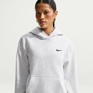WOMEN'S NIKE STUDIO MEDIUM WEIGHT HOODIE 'BIRCH HEATHER' IR8301-051