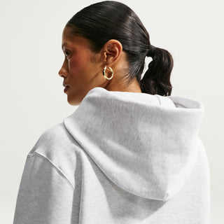 WOMEN'S NIKE STUDIO MEDIUM WEIGHT HOODIE 'BIRCH HEATHER' IR8301-051