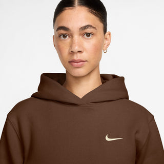WOMEN'S NIKE STUDIO MEDIUM WEIGHT HOODIE 'CACAO WOW/SAIL' IR8301-259