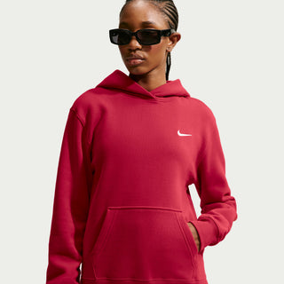 WOMEN'S NIKE STUDIO MEDIUM WEIGHT HOODIE 'TOUGH RED/SAIL' IR8301-608