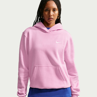 WOMEN'S NIKE STUDIO MEDIUM WEIGHT HOODIE 'PINK RISE/SAIL' IR8301-621