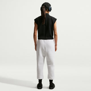 WOMEN'S NIKE STUDIO MEDIUM WEIGHT PANT 'BIRCH HEATHER/BLACK' IR8306-051