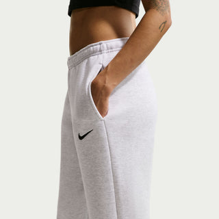 WOMEN'S NIKE STUDIO MEDIUM WEIGHT PANT 'BIRCH HEATHER/BLACK' IR8306-051