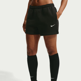 WOMEN'S NIKE STUDIO MEDIUM WEIGHT SHORT 'TOTAL BLACK/SAIL' IR8313-001
