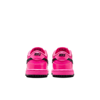 (TD) NIKE DUNK LOW SE 'PINK BLAST/BLACK PATENT' IV2593-600