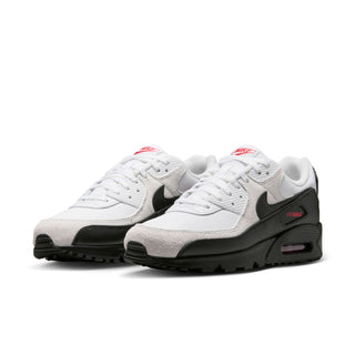 MENS NIKE AIR MAX 90 "WHITE/BLACK-UNIVERSITY RED" IV2867-100