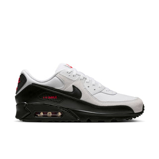 MENS NIKE AIR MAX 90 "WHITE/BLACK-UNIVERSITY RED" IV2867-100