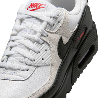 MENS NIKE AIR MAX 90 "WHITE/BLACK-UNIVERSITY RED" IV2867-100