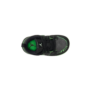 KIDS (TD) AIR JORDAN 1 LOW SE "BLACK SCREAM/GREEN DARK" IV5260-001