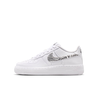 (GS) NIKE AIR FORCE 1 'ZERBRA SWOOSH' IV5823-100