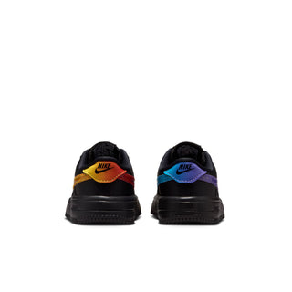 (TD) KIDS NIKE AIR FORCE ONE LOW "BLACK/ACTION GRAPE-LASER ORANGE" IV5948-001