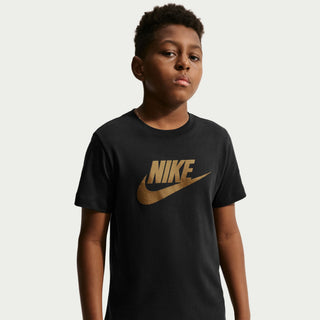 KID'S NIKE SPORTWEAR CLUB BLACK T-SHIRT IV6563-010