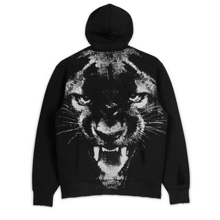 MENS JORDAN BLACK CAT HOODIE "BLACK/UNIVERSITY RED" IW4150-010
