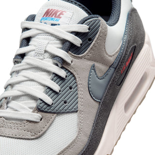 MEN'S NIKE AIR MAX 90 PREMIUM "SUMMIT WHITE/PARTICLE GREY-COLLEGE GREY" IW6954-121