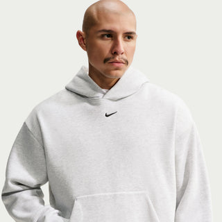 NIKE SOLO FLEECE HOODIE "BIRCH HEATHER/BLACK" IX1926-051