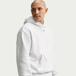 NIKE SOLO FLEECE HOODIE "BIRCH HEATHER/BLACK" IX1926-051