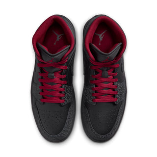 MEN'S AIR JORDAN 1 MID SE "TOUGH RED ELEPHANT PRINT" PHANTOM IX3527-010