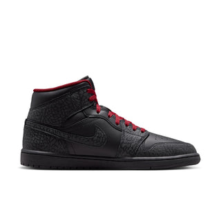 MEN'S AIR JORDAN 1 MID SE "TOUGH RED ELEPHANT PRINT" PHANTOM IX3527-010