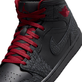 MEN'S AIR JORDAN 1 MID SE "TOUGH RED ELEPHANT PRINT" PHANTOM IX3527-010