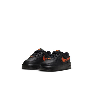 (TD) KIDS NIKE AIR FORCE ONE LOW "BLACK/SAFETY ORANGE" IZ2005-045
