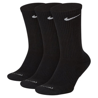 MEN'S NIKE EVERYDAY PLUS CUSHIONED SOCKS (3 PAIRS) "BLACK/WHITE" SX6888-010