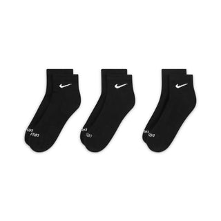 Chaussettes d'entraînement Nike Everyday Plus Training Cushion Ankle Socks Noir SX6890-010 Noir L
