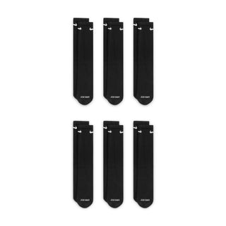 Lot de 6 paires de chaussettes d'entraînement Nike Crew « Noir » SX6897 010