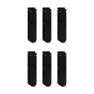 Lot de 6 paires de chaussettes d'entraînement Nike Crew « Noir » SX6897 010